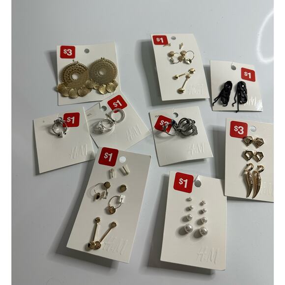 H&M Jewelry - 9 NWT New jewelry earrings rings from H&M